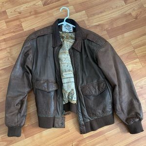 Global Identity Brown Leather Jacket